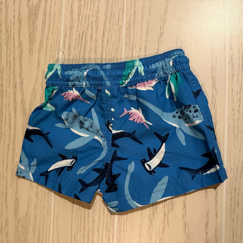 Carter’s Baby Boy Shark Swim Set Size 6 Months UPF 50+ 2Pc Blue NEW - Picture 8 of 10